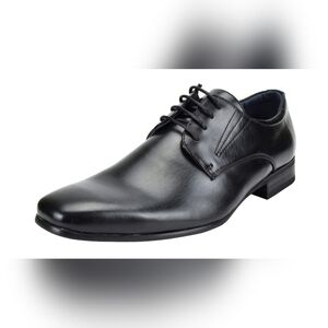 BRUNO MARC Men's Retro Vegan Leather Oxford Shoes with Square Toe #421 NWB